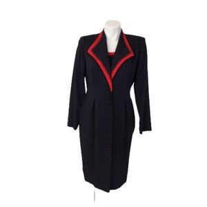 Vintage S.L. Fashions Petites Black Dress